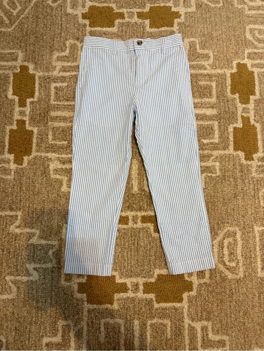 Vineyard Vines Blue & White Striped Kids Chinos